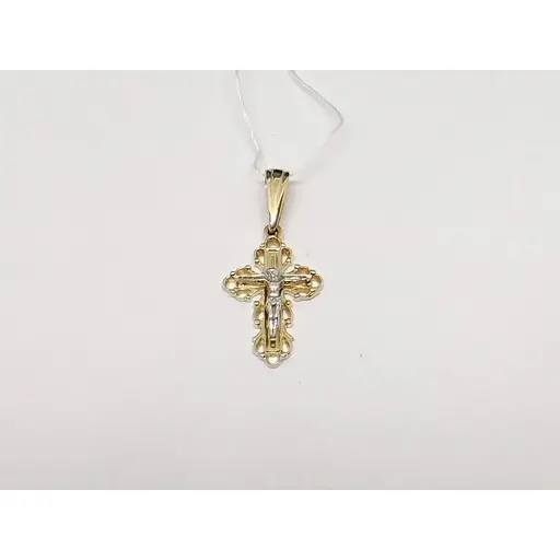 Золотий хрестик Імперія золота. Розп'яття Христа. КР309И - фото 2