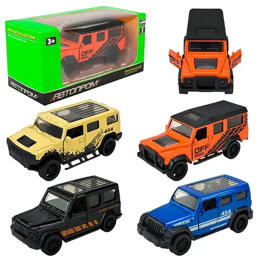 Металева автомодель Автопром 1:39, відкриваються двері (В асортименті) AP43109 - фото 2