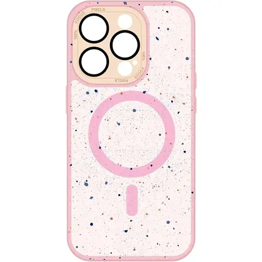 Чехол-накладка DK для Apple iPhone 12 Pro Max MagSafe Composite Matte Splash (pink)