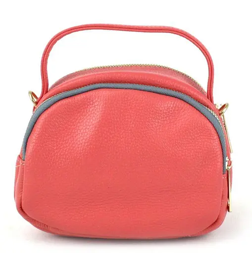 Кожаная сумка женская Borsacomoda 9х14х17 см sum0014268 - фото 3