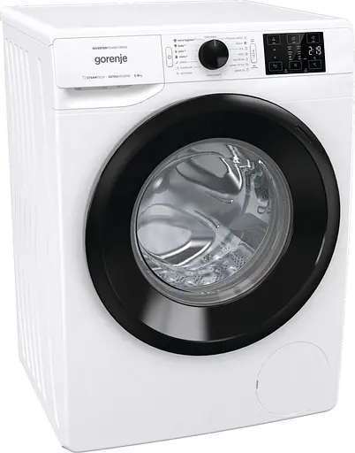 Пральна машина Gorenje фронтальна 8 кг 1400 A+++ 55 см дисплей пара інвертор білий - фото 7