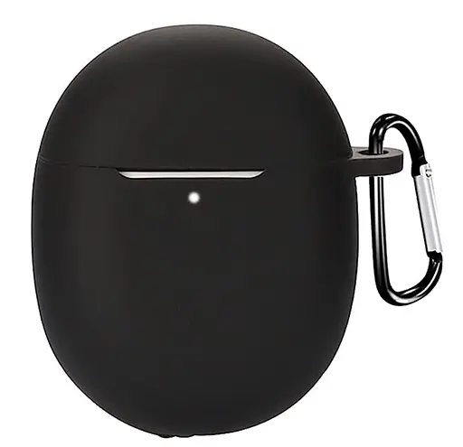 Чехол-накладка DK Silicone Candy Friendly с карабином для Google Pixel Buds Pro (black) - фото 2