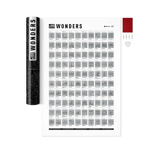 Скретч постер 1DEA.me #100 Bucketlist Wonders edition (13087) - фото 6