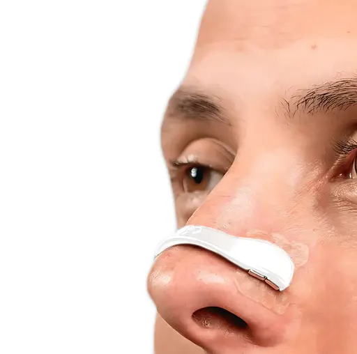 Магнітна кліпса від хропіння 15 пар змінних наліпок Антихрап розширювач для покращення дихання носа Назальний дилататор Біла (1216-02) - фото 2