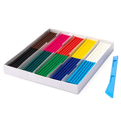 Пластилин 10 цветов, 160 грамм, стек, Увлечения, 99IDEAS - фото 6