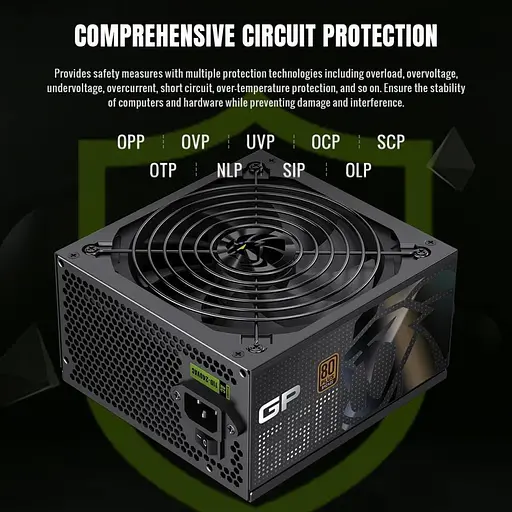 Блок живлення GameMax GP 650B 650W 80+ Bronze (GP 650B) - фото 10