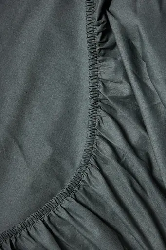 Простынь на резинке Moon&Star Dark Green Бязь Gold Люкс 160х200х20 см - фото 4