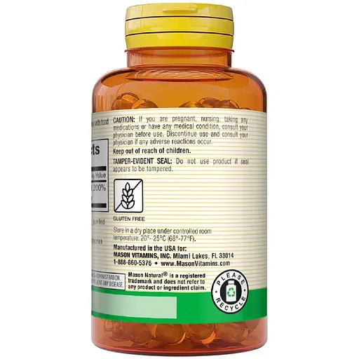 Вітамін Е Mason Natural Vitamin E 400 IU 180 мг 100 гелевих капсул - фото 3