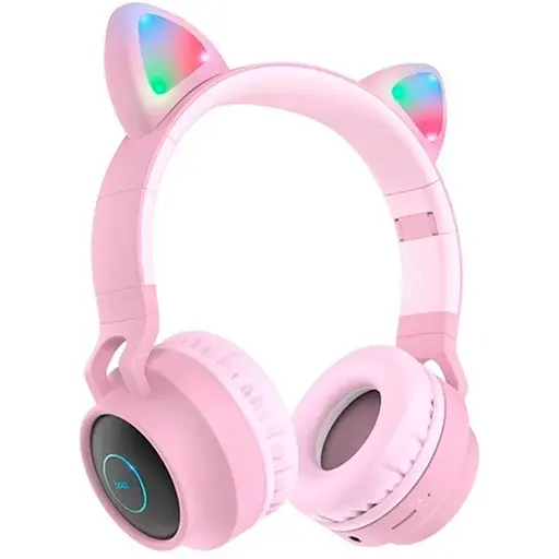 Беспроводные наушники Bluetooth Hoco W27 Pink Box