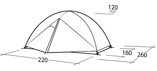 Намет тримісний Robens Aster 3 Pro (130400) - фото 6