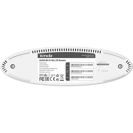 4G модем + Wi-Fi роутер Tenda 4G03 [96391] - фото 3