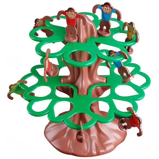 Настольная интерактивная игра Ummi 707-31 Jumping Monkeys Game Brown / Green - фото 1