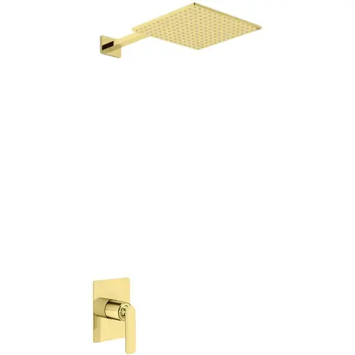 Душова система Kohlman Experience 30 gold + BOX прихованого монтажу KPL-QW220EGDQ30, Золотий - фото 1