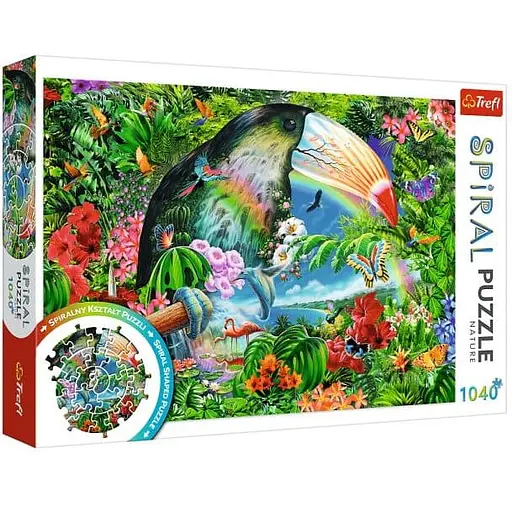 Пазл Trefl SPIRAL Тропический мир коллаж 1040 эл. (40014)