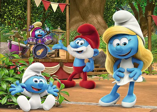 Пазл Trefl Смурфетта и смурфики Смурфики 30 эл. (18312) - фото 2