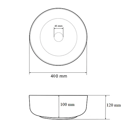 Умивальник VBI Bari S grey mosaic накладний VBI-011606, Сірий - фото 6
