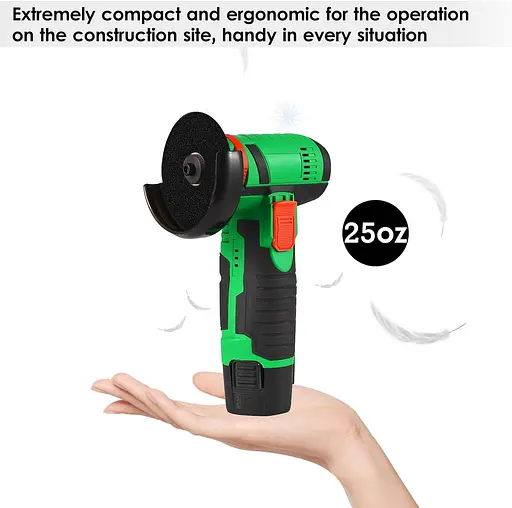 Sunydog 12V акумуляторна кутова шліфувальна машина набір інструментів портативна літієва електрична кутова шліфувальна машина - фото 4