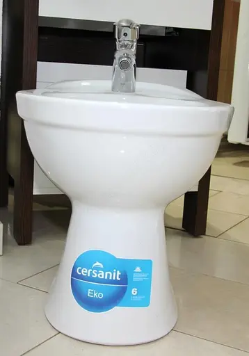 Биде напольное Cersanit Eko K07-157 Белый 30412 - фото 4