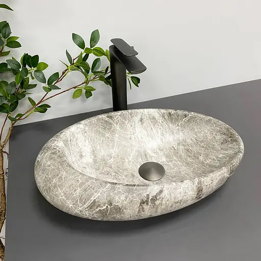 Умивальник VBI Vicenza monn matt накладний VBI-014801, Сірий - фото 5