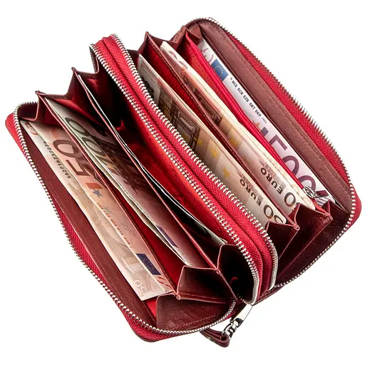 Женский кожаный кошелек-клатч ST Leather 9х18.5х4 см acs0015222 - фото 3