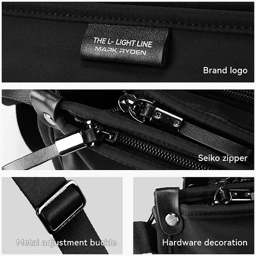 Сумка через плечо Mark Ryden MR422 с отделом под планшет 7.9 дюймов (Черный) - фото 7