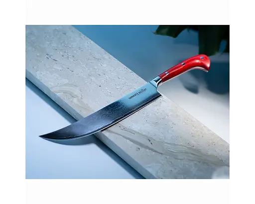 Ніж кухонний для нарізки, 210 мм, Samura "Sultan" (SU-0045DBR) red - фото 2