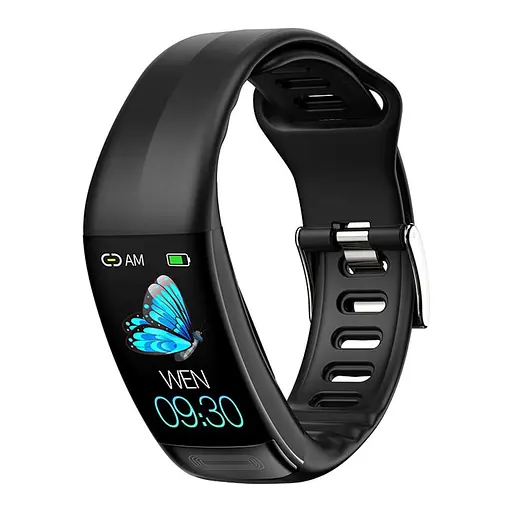 Умный фитнес браслет Lemfo P11 с датчиком ЭКГ (Черный) - фото 6