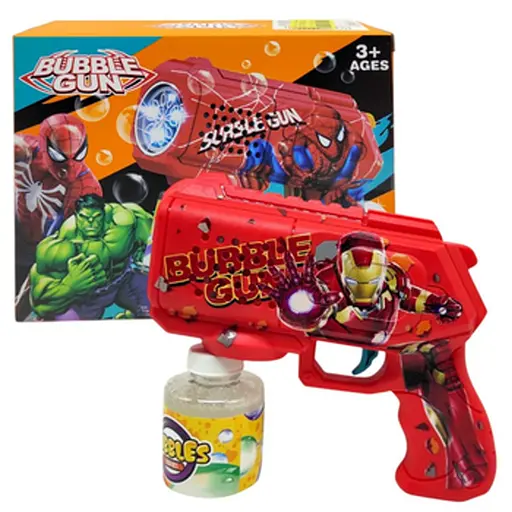 Пузырькомёт-генератор Супергерои Железный Человек, MIC 106A