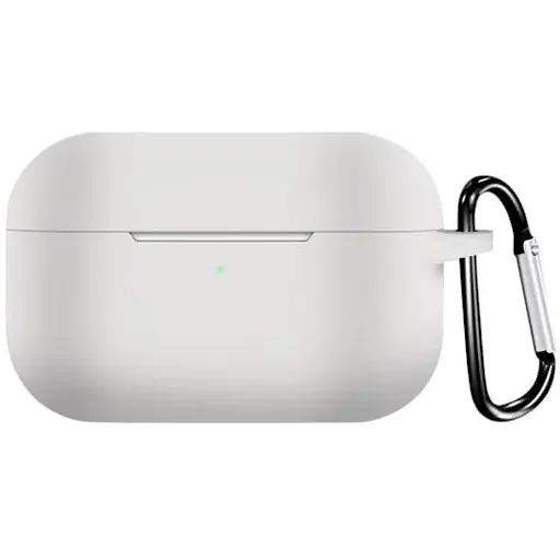 Чохол-накладка DK Apple AirPods Pro | Silicone Candy Friendly з карабіном (white)