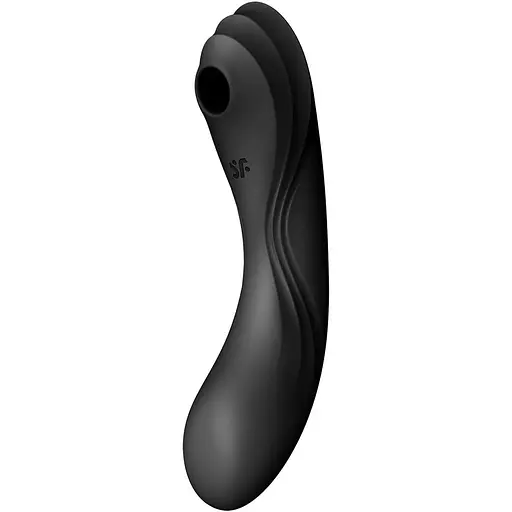 Вакуумний стимулятор клітора з вібрацією Satisfyer Curvy Trinity 4 чорний