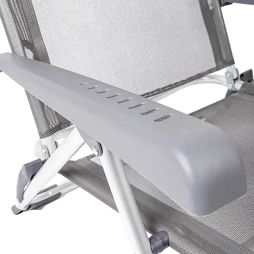 Крісло розкладне Bo-Camp Saint-Tropez сіре (DAS303395) - фото 12