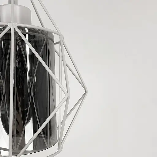 Підвіс у білому корпусі із графітовим плафоном Line.F 12652/1 WT+GR - фото 4