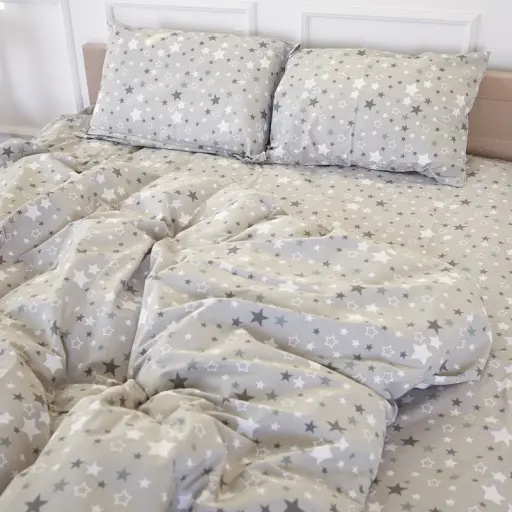 Комплект постельного белья MirSon Бязь 17-0660 Gray sky 2x143x210 см (2200009620331) - фото 1
