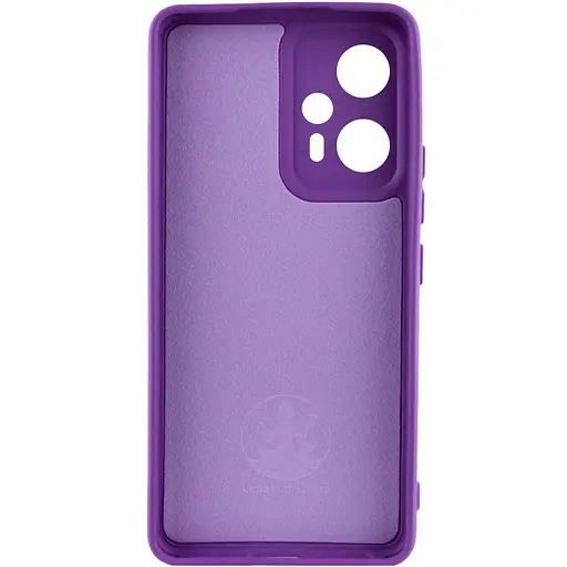 Чехол Silicone Cover Lakshmi Full Camera A для Xiaomi Redmi Note 12T Pro Фиолетовый / Purple - фото 2