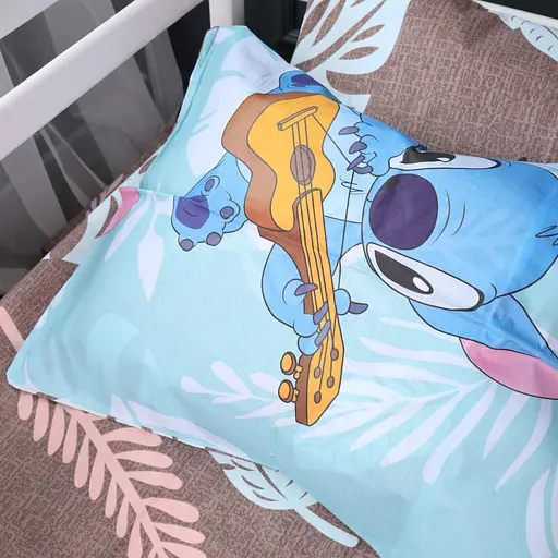Наволочка MirSon Ranforce Elite Stitchpop 70x70 см блакитно-коричнева (2200011718385)