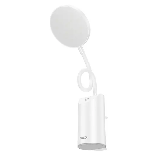 Настільна LED лампа Hoco HX10 Clip table lamp (1200mAh) White - фото 8