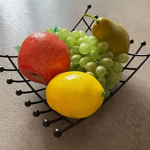 Ваза для фруктов Lemax 23.5х17.5х9 см черная матовая (LF-2002612 BL) - фото 3