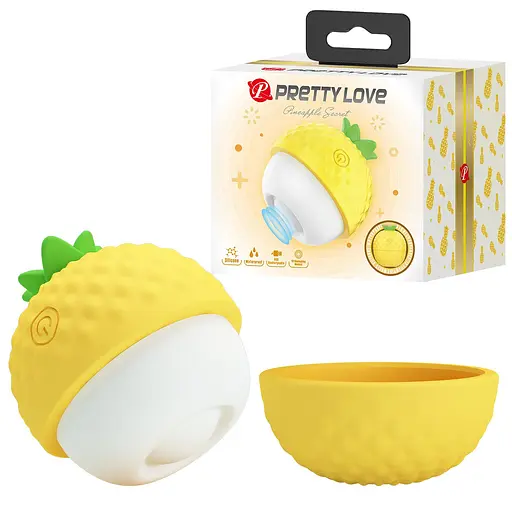 Стимулятор для клітора Pretty Love Pineapple Secret жовтий - фото 9