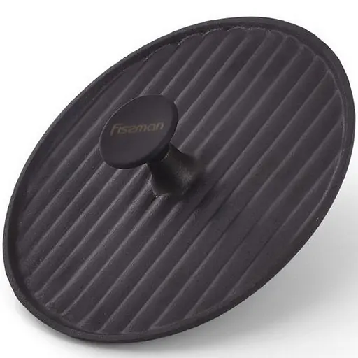 Пресс для гриля Fissman круглый с бакелитовой ручкой 24 см (4142) - фото 2