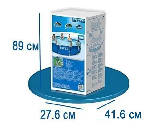 Басейн каркасний 28212 Intex круглий, з фільтр-насосом 2006л/год, в коробці (6941057400341) - фото 2
