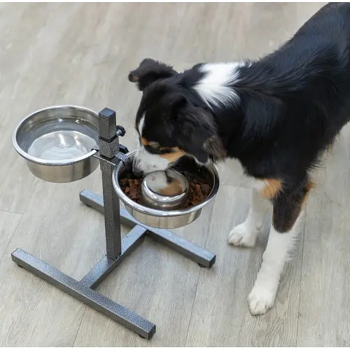 Миски Trixie для собак на регульованій підставці металеві 21 см 2х1.8 л - фото 2