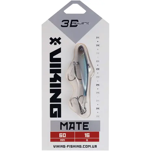 Балансир Viking Fishing Mate Ice Jig 60mm 17g #11 Anchovy - фото 2