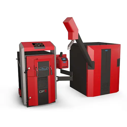Твердотопливный котел Attack 40 DPX Combi Pellet - фото 3