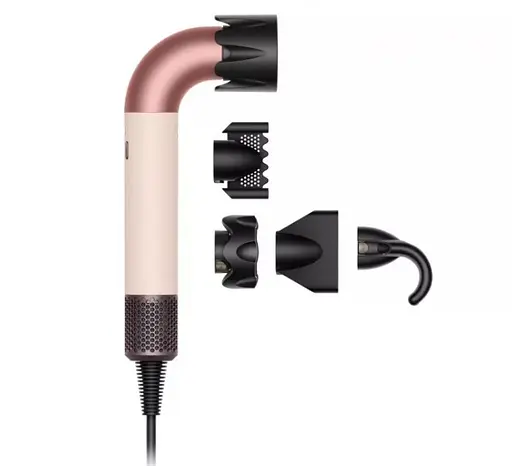 Профессиональный фен для укладки волос HD18 Supersonic Professional Hair Dryer Straight современный фен Г-образный 1700 Вт - фото 1