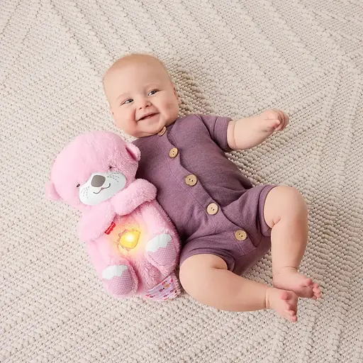 Мʼяка іграшка Fisher-Price Казкові сни рожевого видреняти (JLJ33) - фото 6