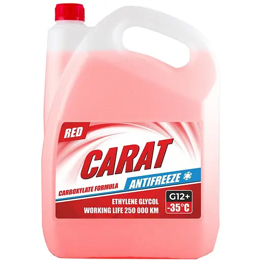 Антифриз Carat G12+ RED (красный) 4.3 кг