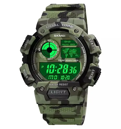 Чоловічий спортивний годинник Skmei 1723 (Камуфляж) - фото 3