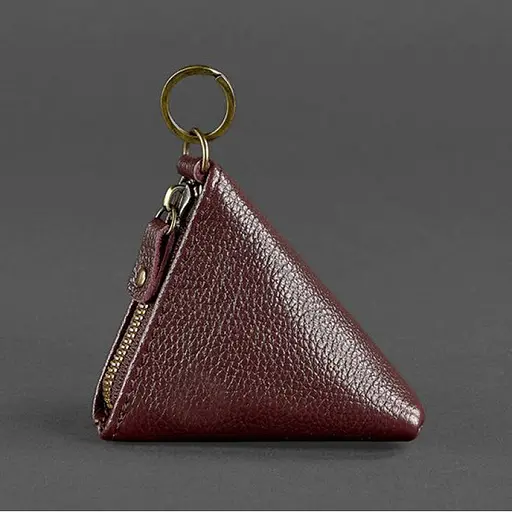 Жіноча шкіряна монетниця 2.0 Піраміда Марсала - фото 4