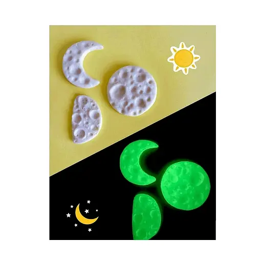 Пластика самозастигаюча Smarta Біла Glow in Dark 50 г - фото 4