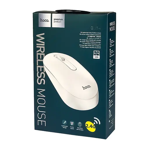 Бездротова миша Hoco GM14 біла - фото 4